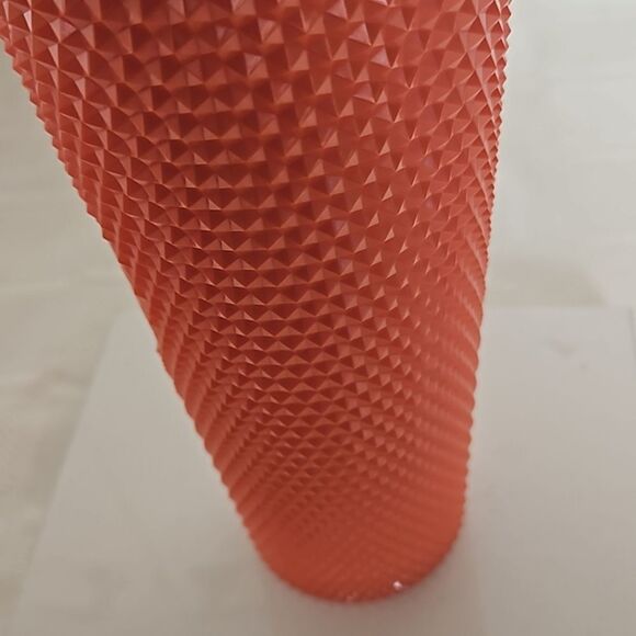 Starbucks Studded Cold Cup Venti Tumbler 24oz Orange - Picture 12 of 16